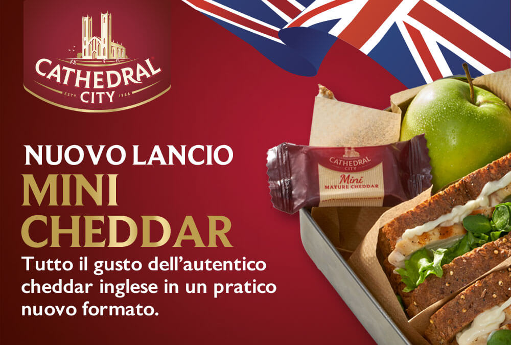 Mini Cheddar Cathedral City – Formaggio inglese in formato snack pratico